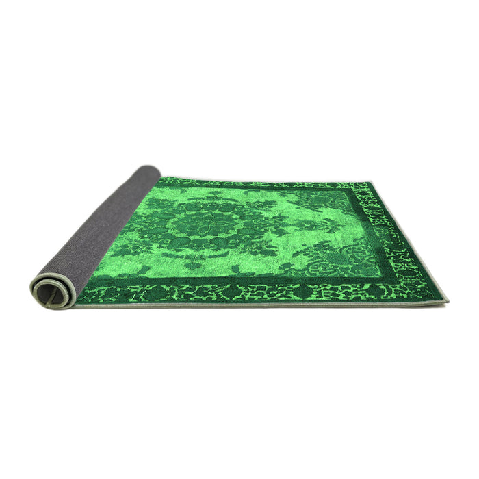 Sideview of Oriental Green Industrial Rug, urb1927grn