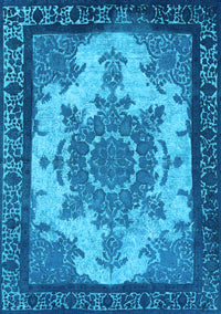 Oriental Light Blue Industrial Rug, urb1927lblu