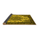 Sideview of Oriental Yellow Industrial Rug, urb1927yw