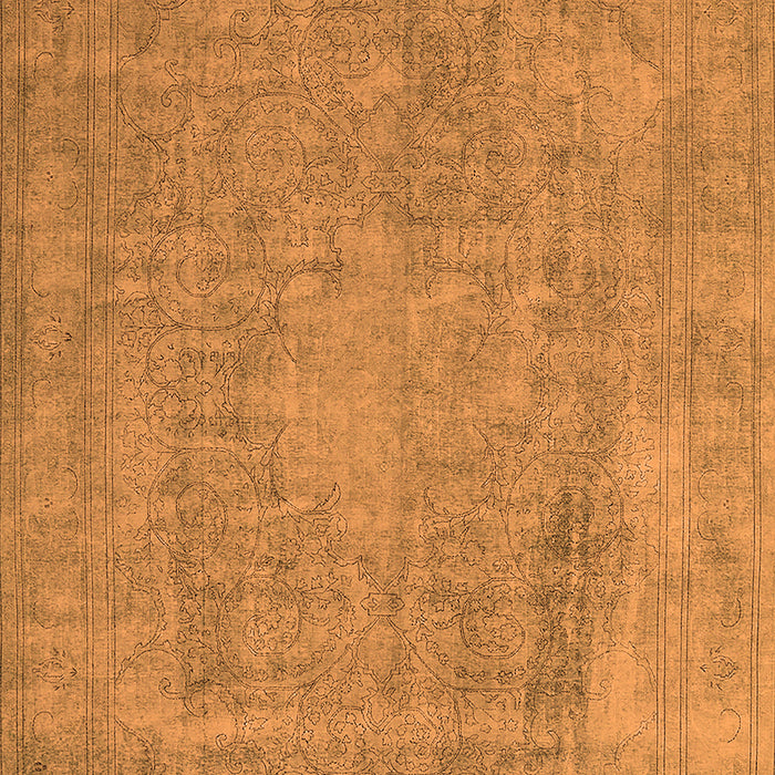 Oriental Orange Industrial Rug, urb1928org