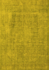 Oriental Yellow Industrial Rug, urb1928yw