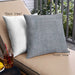 Front View of Mid-Century Modern Urban Square Blue Gray Throw Pillow, 18 inch by 18 inch, pwurb1928