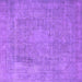 Square Machine Washable Oriental Purple Industrial Area Rugs, wshurb1928pur