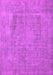 Machine Washable Oriental Pink Industrial Rug, wshurb1928pnk