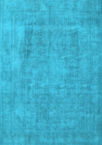 Oriental Light Blue Industrial Rug, urb1928lblu