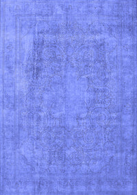 Oriental Blue Industrial Rug, urb1928blu