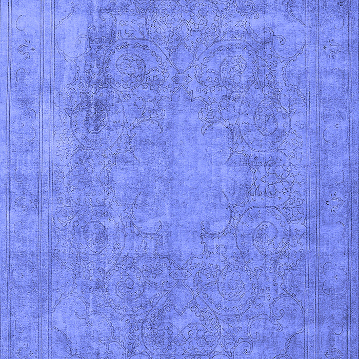 Oriental Blue Industrial Rug, urb1928blu