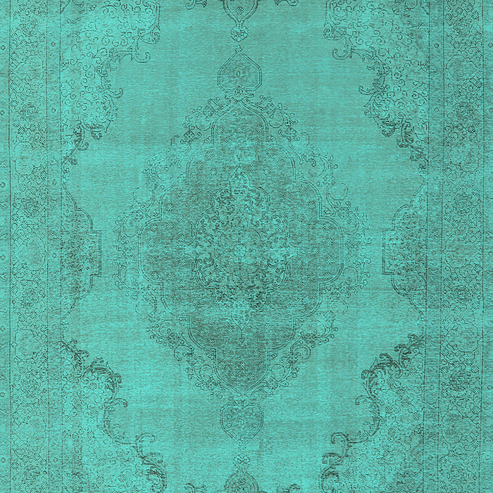 Oriental Turquoise Industrial Rug, urb1929turq