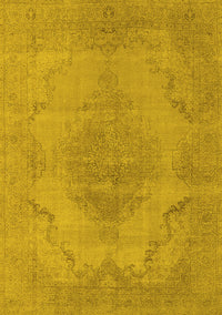 Oriental Yellow Industrial Rug, urb1929yw