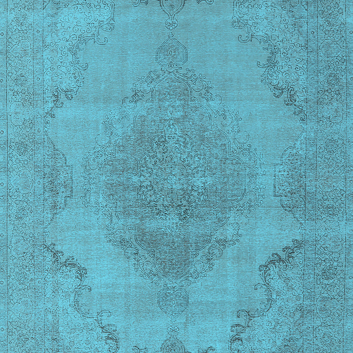 Oriental Light Blue Industrial Rug, urb1929lblu