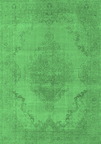 Oriental Emerald Green Industrial Rug, urb1929emgrn