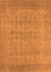 Oriental Orange Industrial Rug, urb1930org