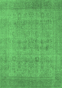 Oriental Emerald Green Industrial Rug, urb1930emgrn