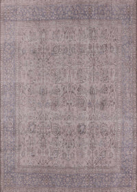 Machine Washable Industrial Modern Rose Dust Purple Rug, wshurb1930