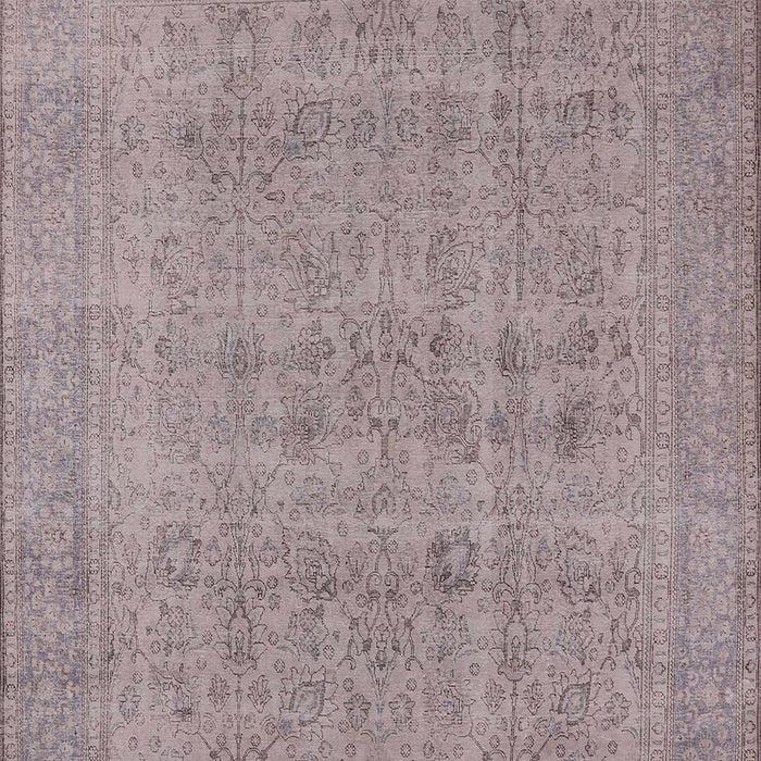 Machine Washable Industrial Modern Rose Dust Purple Rug, wshurb1930