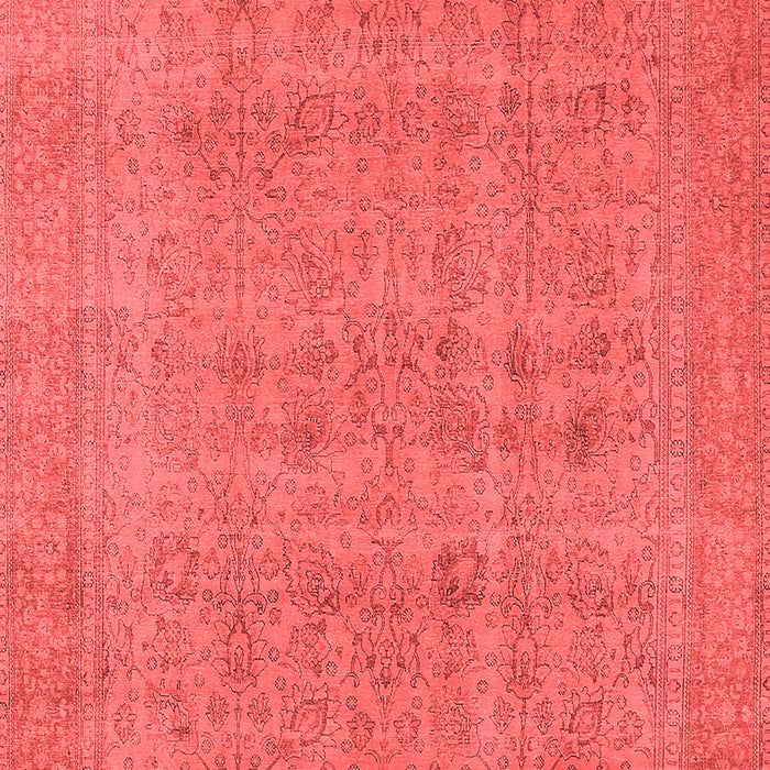 Machine Washable Oriental Red Industrial Rug, wshurb1930red