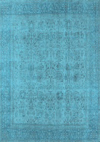 Oriental Light Blue Industrial Rug, urb1930lblu