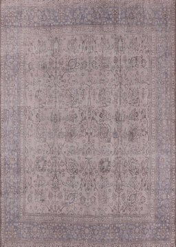 Mid-Century Modern Rose Purple Oriental Rug, urb1930