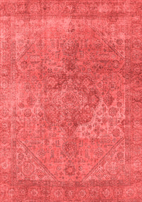 Oriental Red Industrial Rug, urb1931red