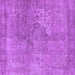 Square Oriental Purple Industrial Rug, urb1931pur