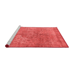 Industrial Red Washable Rugs