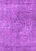 Machine Washable Oriental Purple Industrial Area Rugs, wshurb1931pur