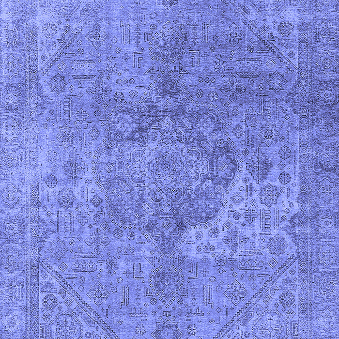 Oriental Blue Industrial Rug, urb1931blu
