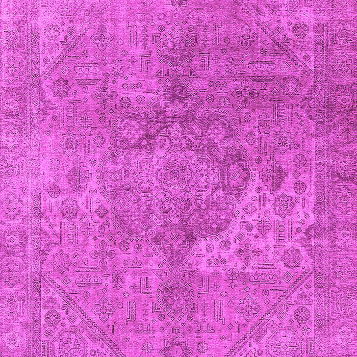 Machine Washable Oriental Pink Industrial Rug, wshurb1931pnk