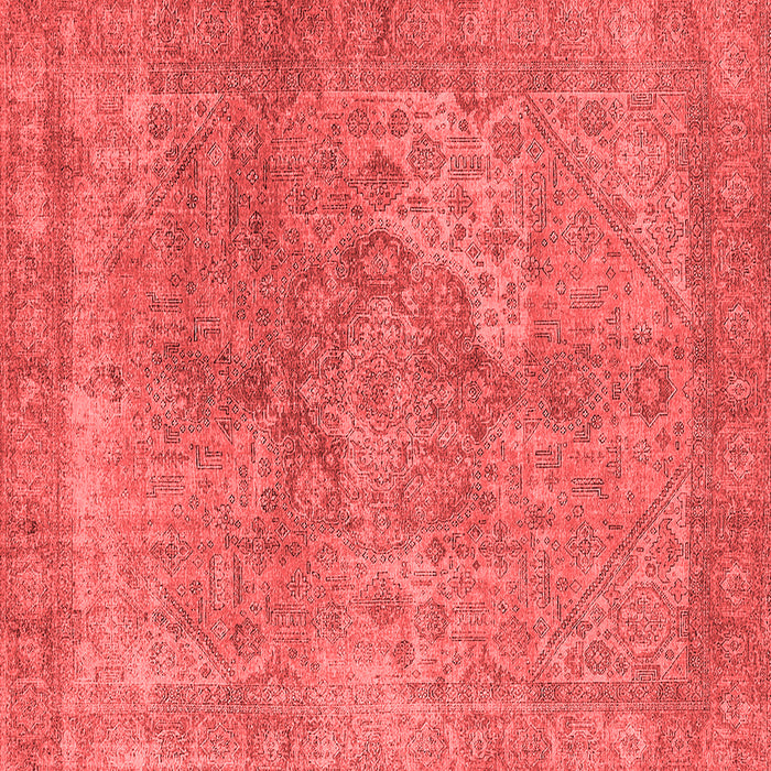 Machine Washable Oriental Red Industrial Rug, wshurb1931red