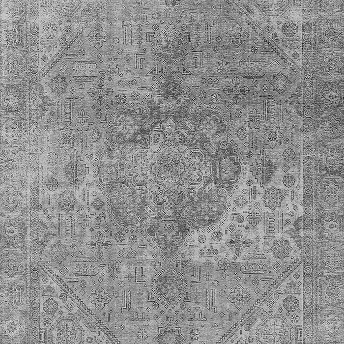 Machine Washable Oriental Gray Industrial Rug, wshurb1931gry