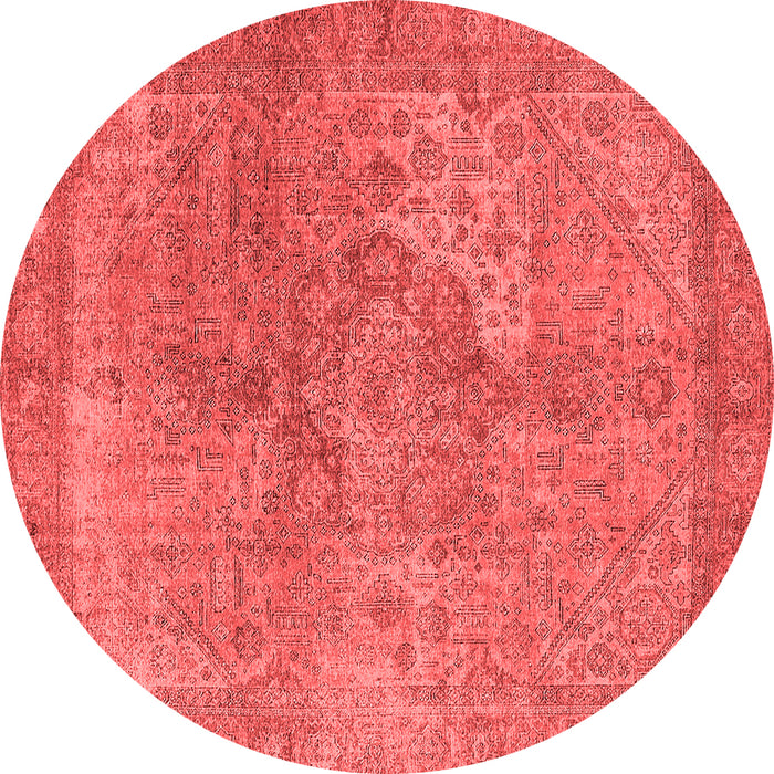 Machine Washable Oriental Red Industrial Rug, wshurb1931red