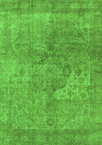 Oriental Green Industrial Rug, urb1931grn