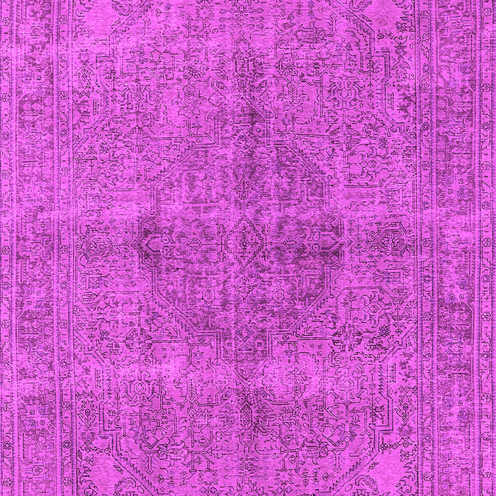 Machine Washable Oriental Pink Industrial Rug, wshurb1932pnk