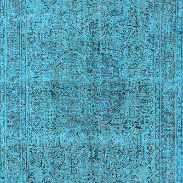 Oriental Light Blue Industrial Rug, urb1932lblu