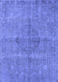 Oriental Blue Industrial Rug, urb1932blu