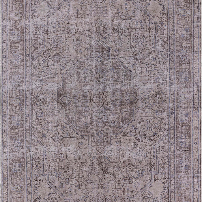 Mid-Century Modern Mauve Taupe Purple Oriental Rug, urb1932