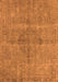 Oriental Orange Industrial Rug, urb1932org