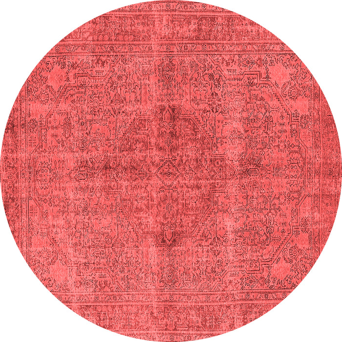 Machine Washable Oriental Red Industrial Rug, wshurb1932red