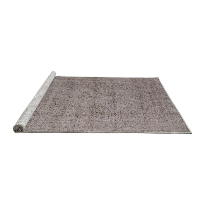 Sideview of Machine Washable Industrial Modern Rose Dust Purple Rug, wshurb1933
