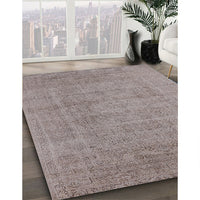 Mid-Century Modern Rose Purple Oriental Rug, urb1933