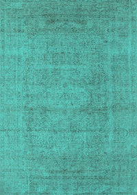 Oriental Turquoise Industrial Rug, urb1933turq