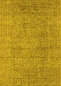 Oriental Yellow Industrial Rug, urb1933yw