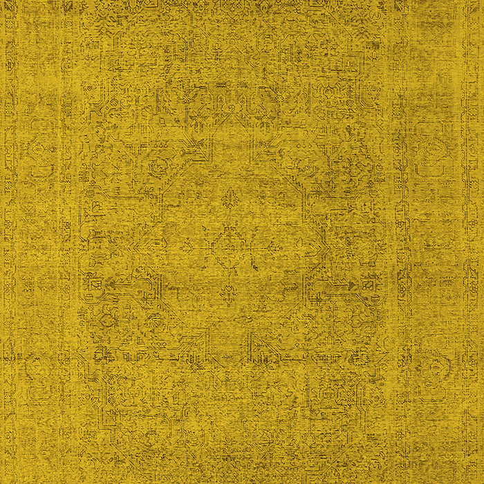 Oriental Yellow Industrial Rug, urb1933yw