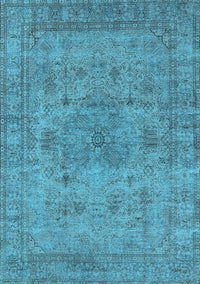 Oriental Light Blue Industrial Rug, urb1934lblu