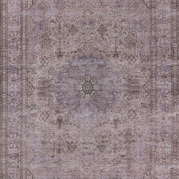 Mid-Century Modern Puce Purple Oriental Rug, urb1934
