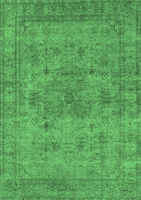 Oriental Emerald Green Industrial Rug, urb1934emgrn