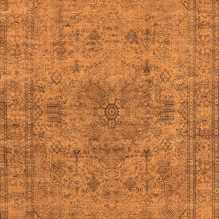 Oriental Orange Industrial Rug, urb1934org