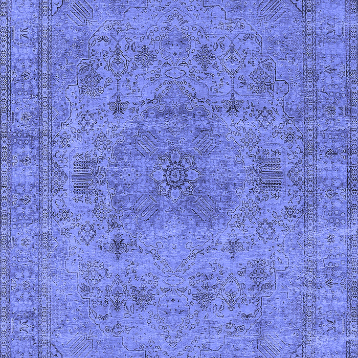 Oriental Blue Industrial Rug, urb1934blu