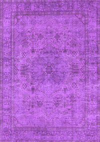 Oriental Purple Industrial Rug, urb1934pur