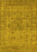 Oriental Yellow Industrial Rug, urb1934yw